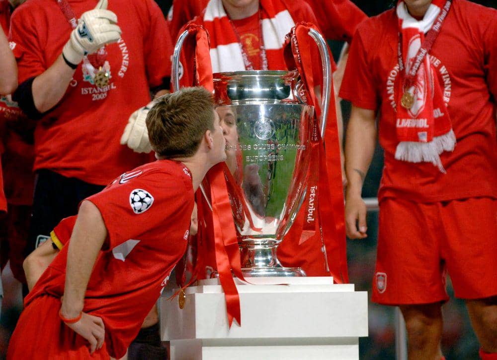 Liverpool menjuarai Liga Champions 2004/2005. (twitter.com/ChampionsLeague)
