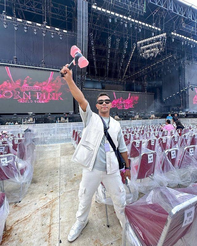 OOTD Artis dan Selebgram Pria Saat Nonton Konser BLACKPINK di Jakarta (Instagram.com/fabioasher)