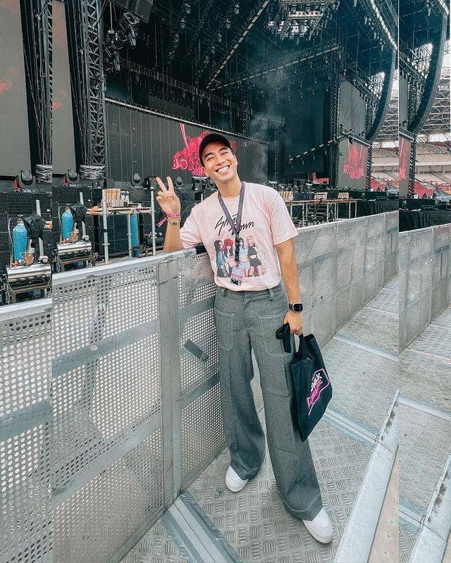 OOTD Artis dan Selebgram Pria Saat Nonton Konser BLACKPINK di Jakarta (Instagram.com/vidialdiano)