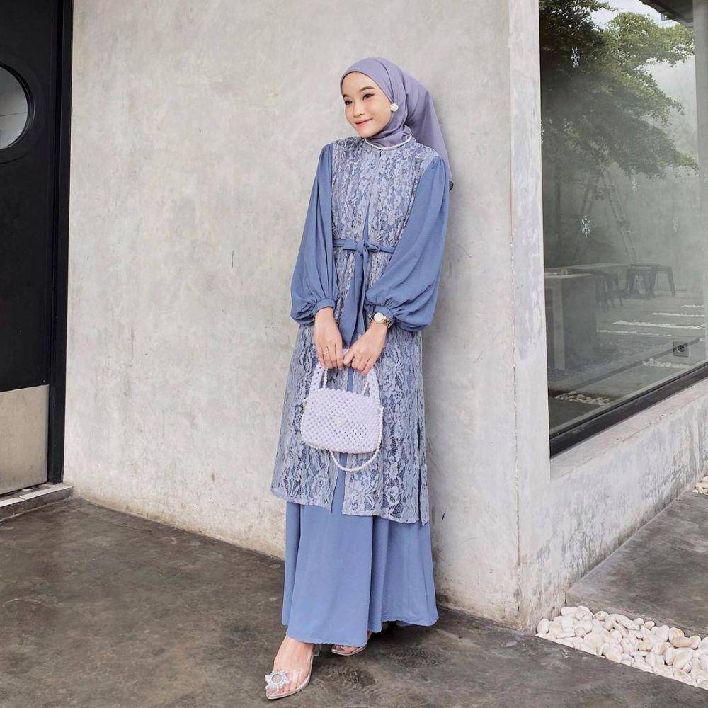 inspirasi OOTD kondangan yang simpel nan elegan (instagram.com/melvinmaylani)