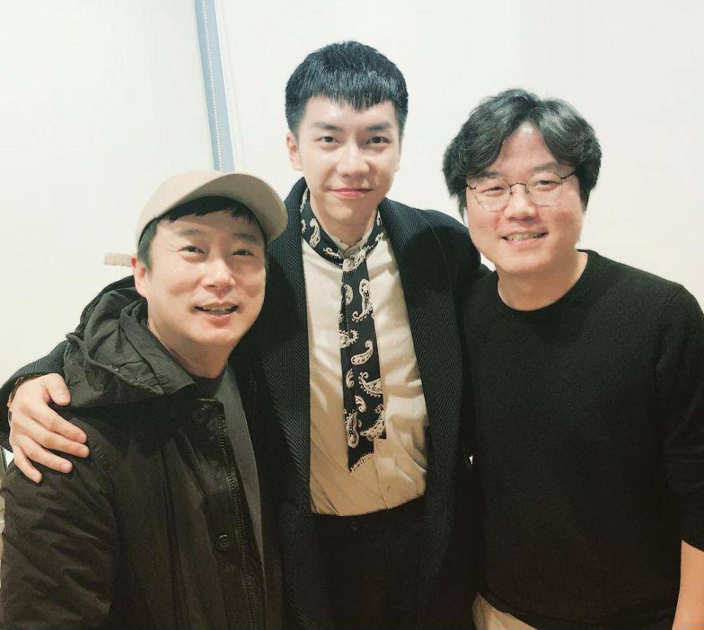 Lee Soo Geun, Lee Seung Gi, dan produser Na Yeong Seok (instagram.com/leeseunggi.official)