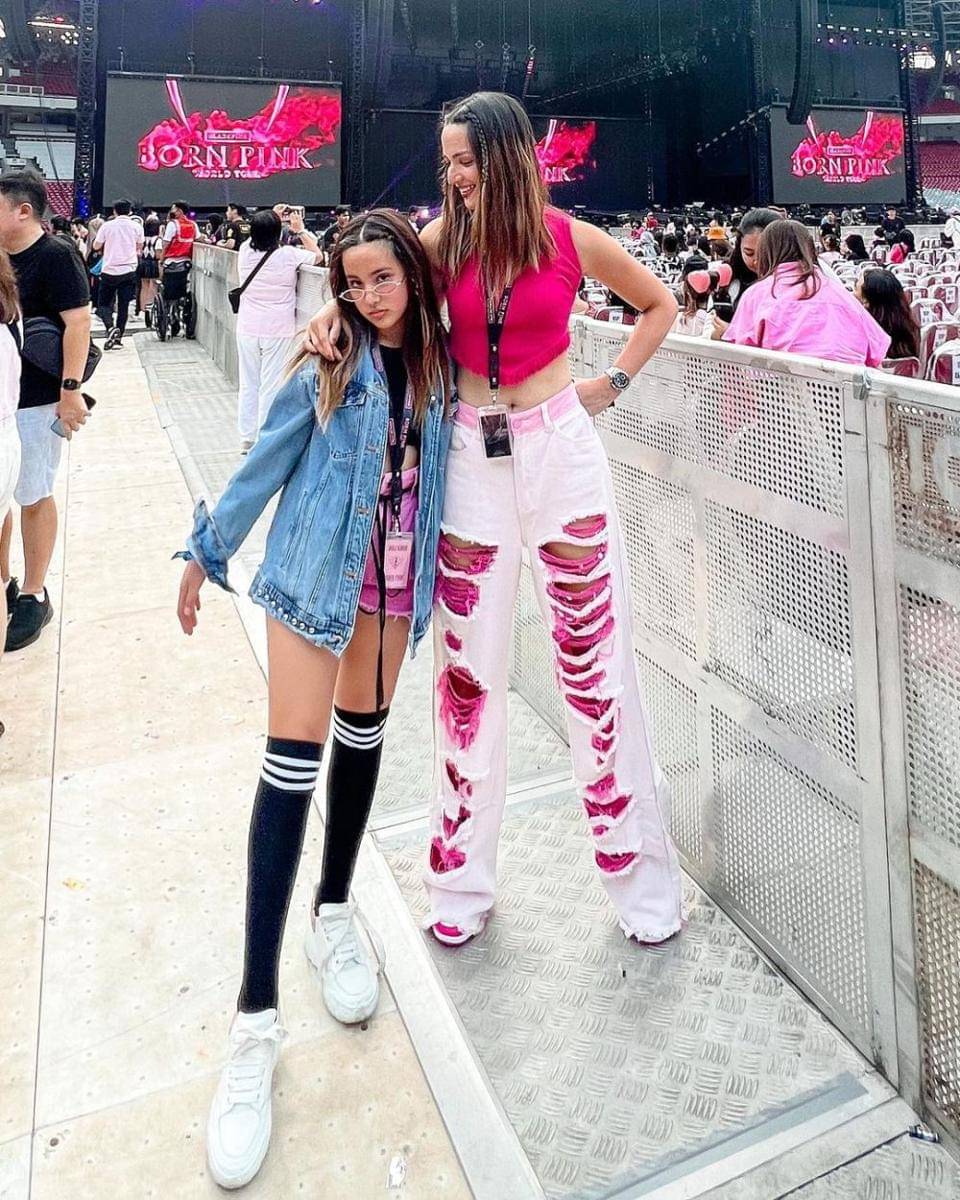 Mikhayla di konser BLACKPINK (instagram.com/ramadhaniabakrie)