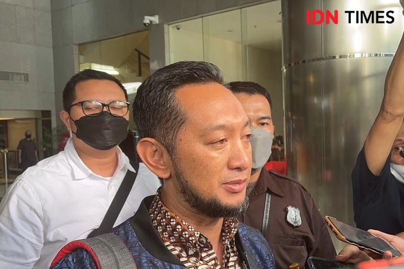 Kepala Bea Cukai Makasar Andhi Pramono telah selesai menjalani pemeriksaan di KPK pada Selasa (14/3/2023). (IDN Times/Aryodamar)