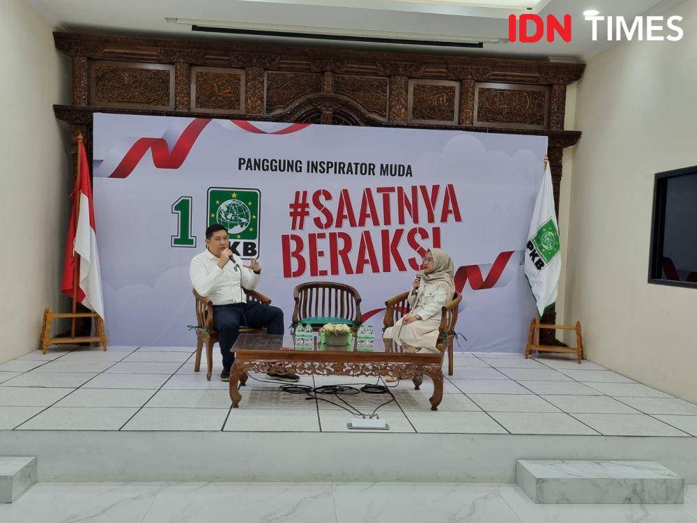 Diskusi #SaatnyaBeraksi di kantor DPP PKB (IDN Times/Ilman Nafi'an)