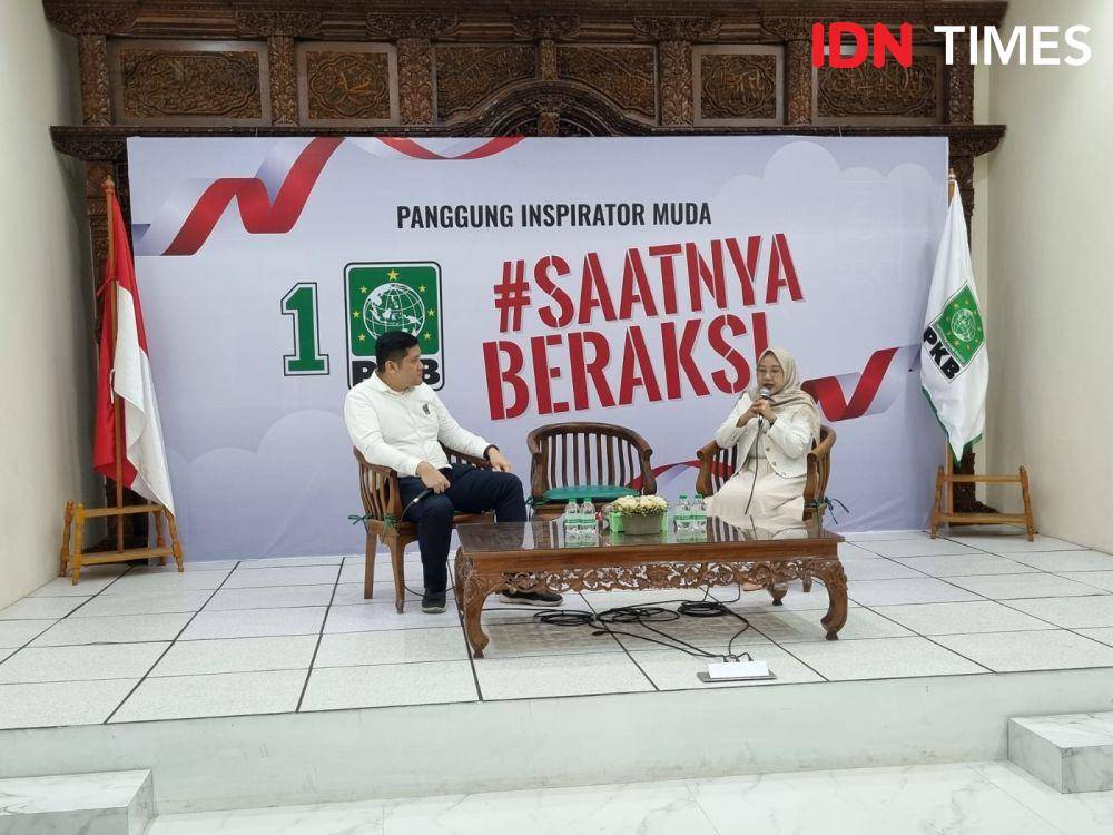 Diskusi #SaatnyaBeraksi di kantor DPP PKB (IDN Times/Ilman Nafi'an)