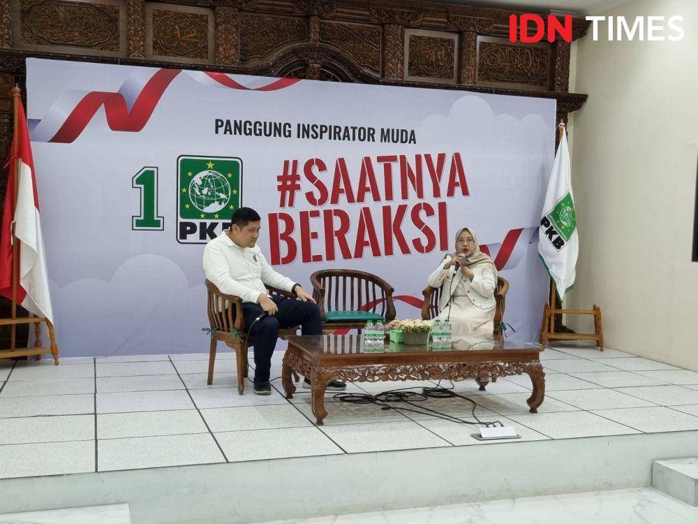 Diskusi #SaatnyaBeraksi di kantor DPP PKB (IDN Times/Ilman Nafi'an)