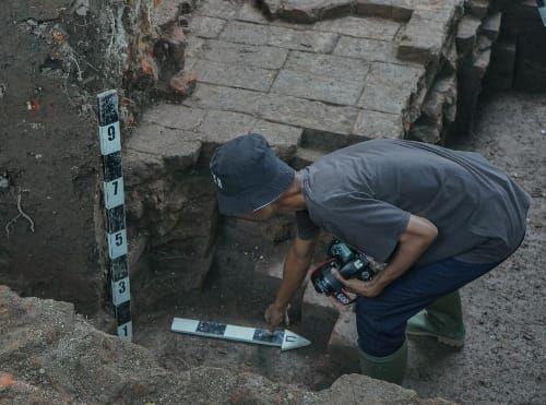 Benteng dan Saluran Air Kuno Ditemukan di Museum Pleret Bantul