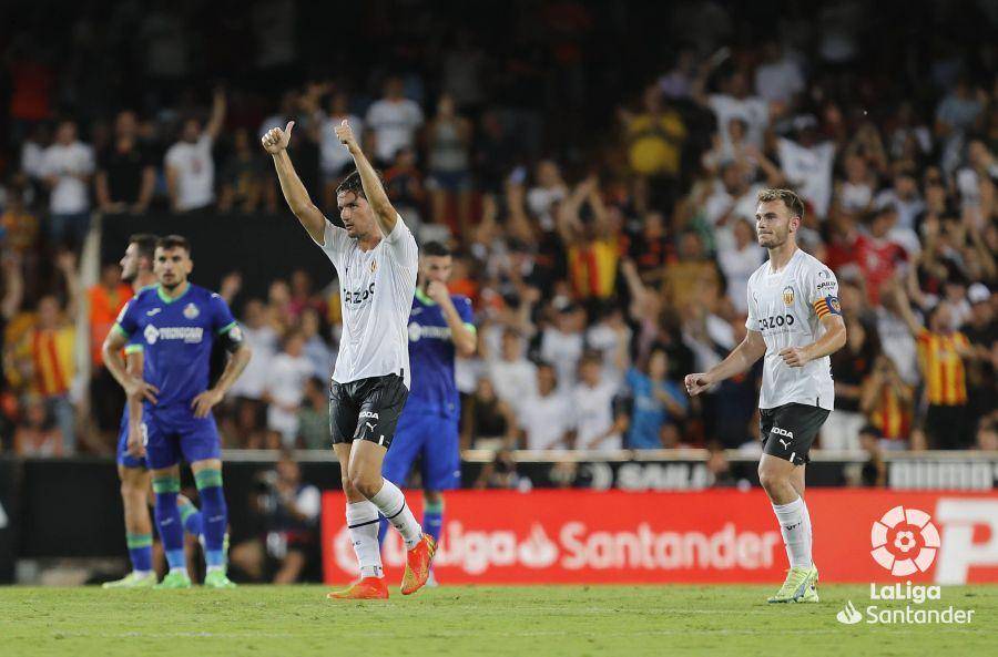 Valencia melawan Getafe di LaLiga 2022/2023. (laliga.com)