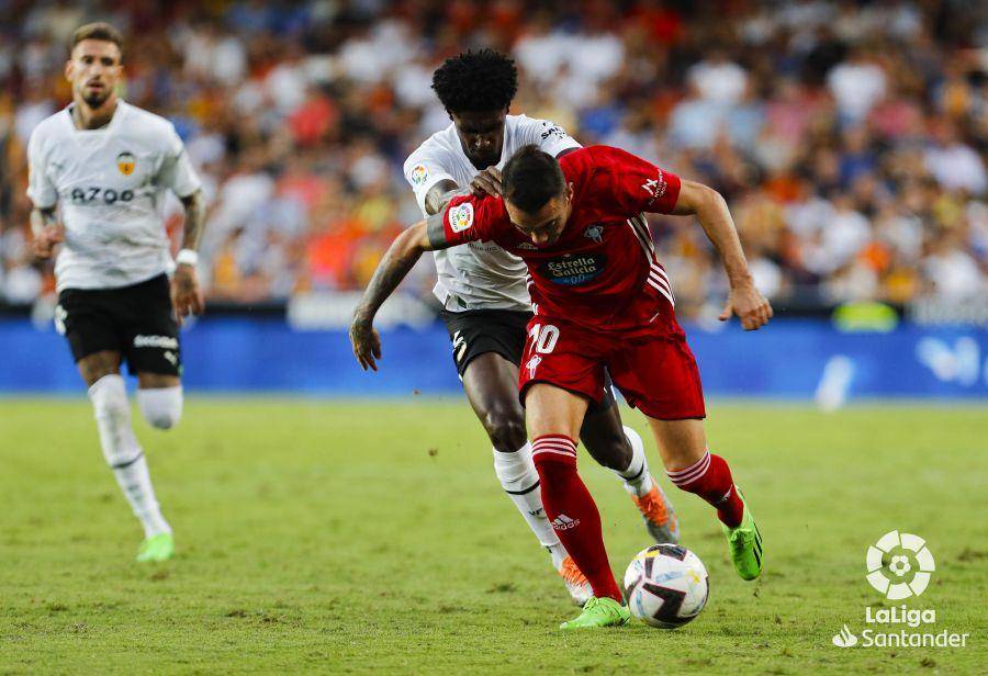 Valencia melawan Celta Vigo di LaLiga 2022/2023. (laliga.com)