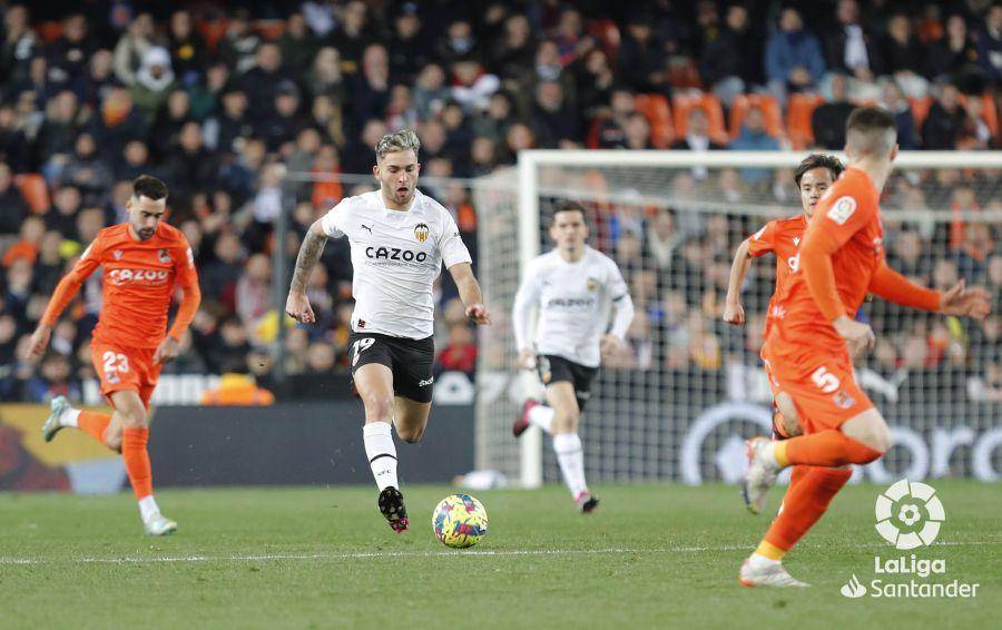 Valencia melawan Real Sociedad di LaLiga 2022/2023. (laliga.com)