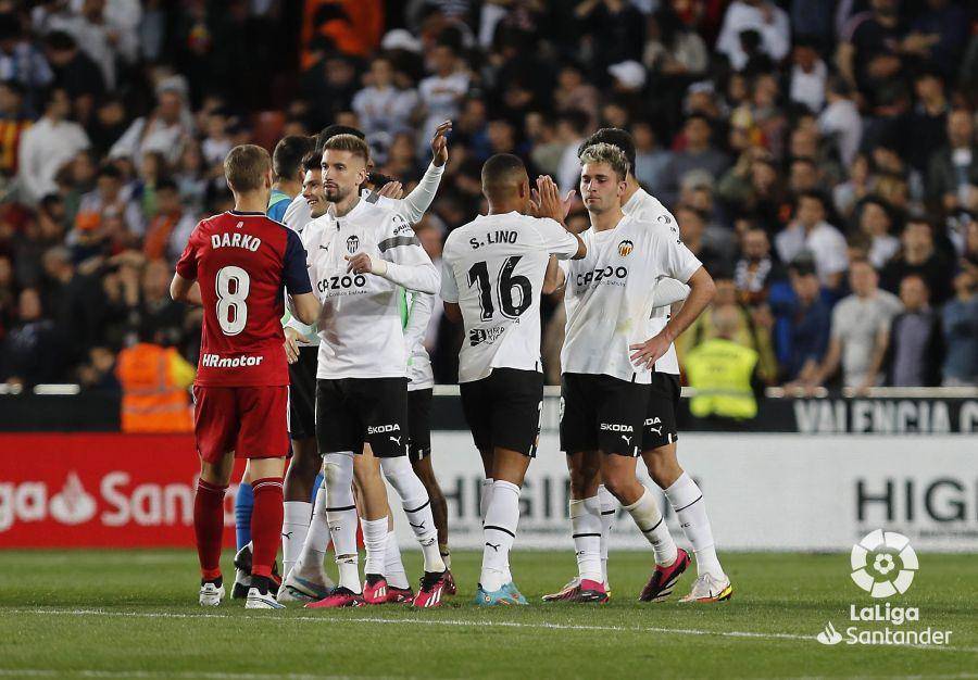 Valencia melawan Osasuna di LaLiga 2022/2023. (laliga.com)