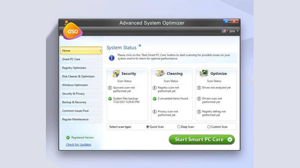 ilustrasi Advanced System Optimizer (dok. Systweak)