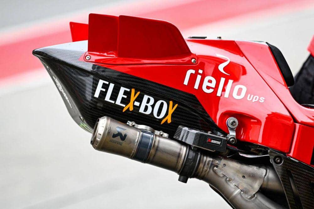 potret sayap belakang Ducati Desmosedici (motogp.com)