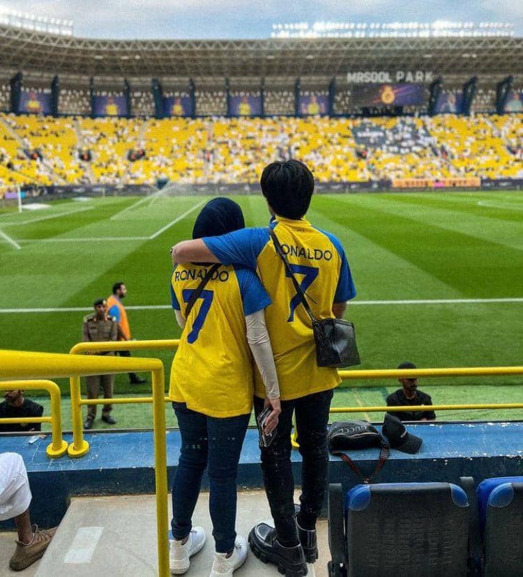 Momen Atta-Aurel Menonton Pertandingan Al Nassr (Instagram.com/attahalilintar)