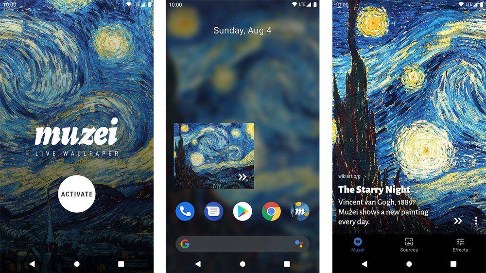 ilustrasi Muzei Live Wallpaper (dok. Roman Nurik and Ian Lake)