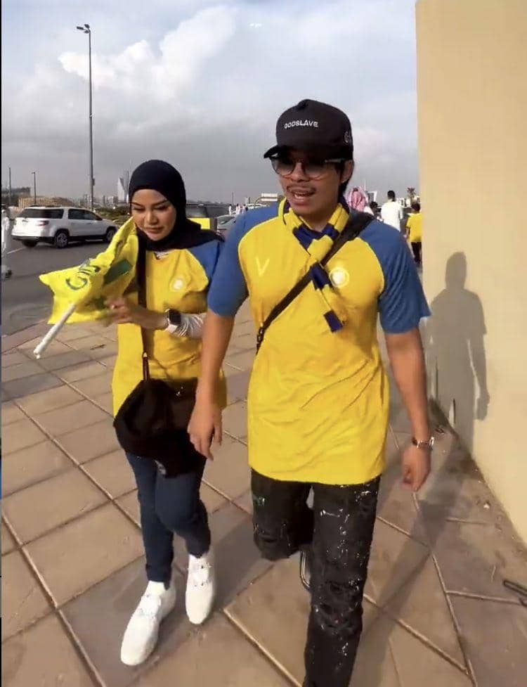 Momen Atta-Aurel Menonton Pertandingan Al Nassr (Instagram.com/attahalilintar)