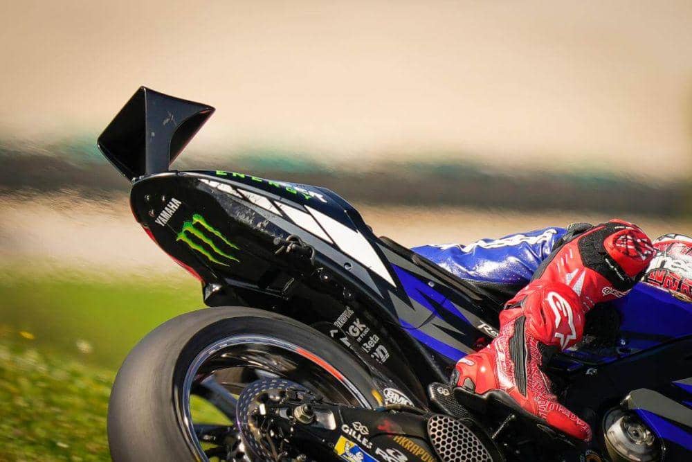 potret sayap belakang Yamaha YZR-M1 (motogp.com)
