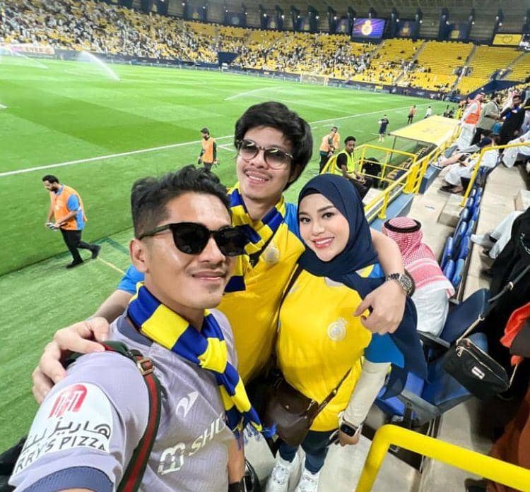 Momen Atta-Aurel Menonton Pertandingan Al Nassr (Instagram.com/attahalilintar)