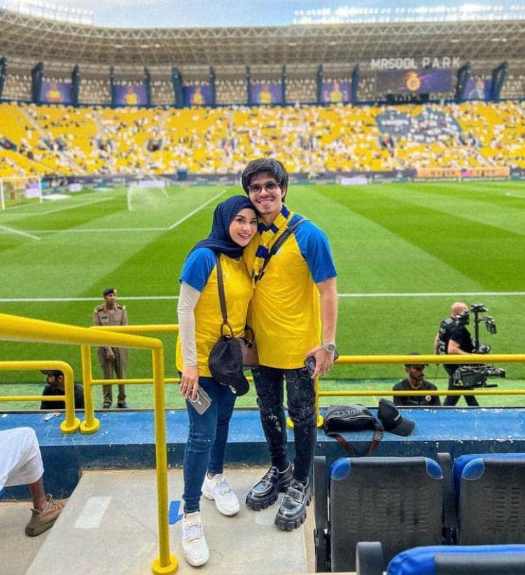 Momen Atta-Aurel Menonton Pertandingan Al Nassr (Instagram.com/attahalilintar)