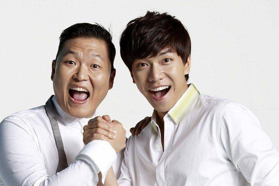 PSY dan Lee Seung Gi (soompi.com)
