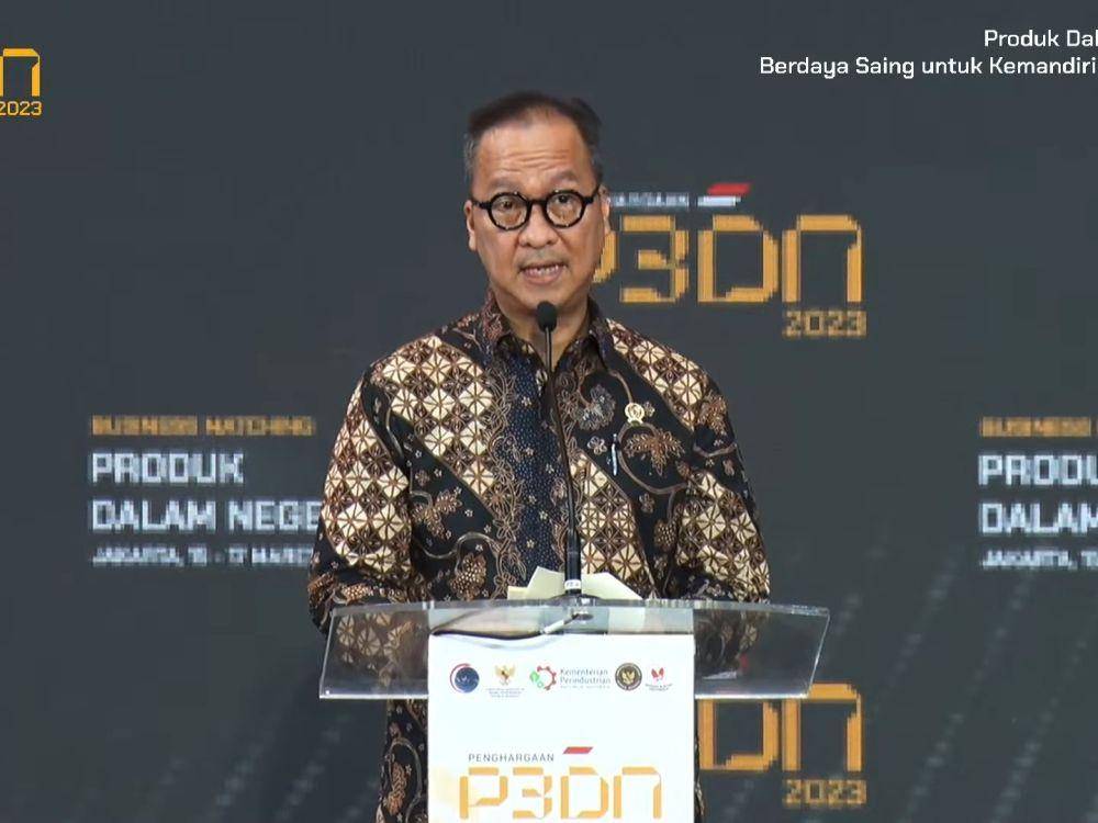 Menteri Perindustrian Agus Gumiwang Kartasasmita dalam pembukaan Business Matching Produk Dalam Negeri (Youtube.com/Kemenperin)