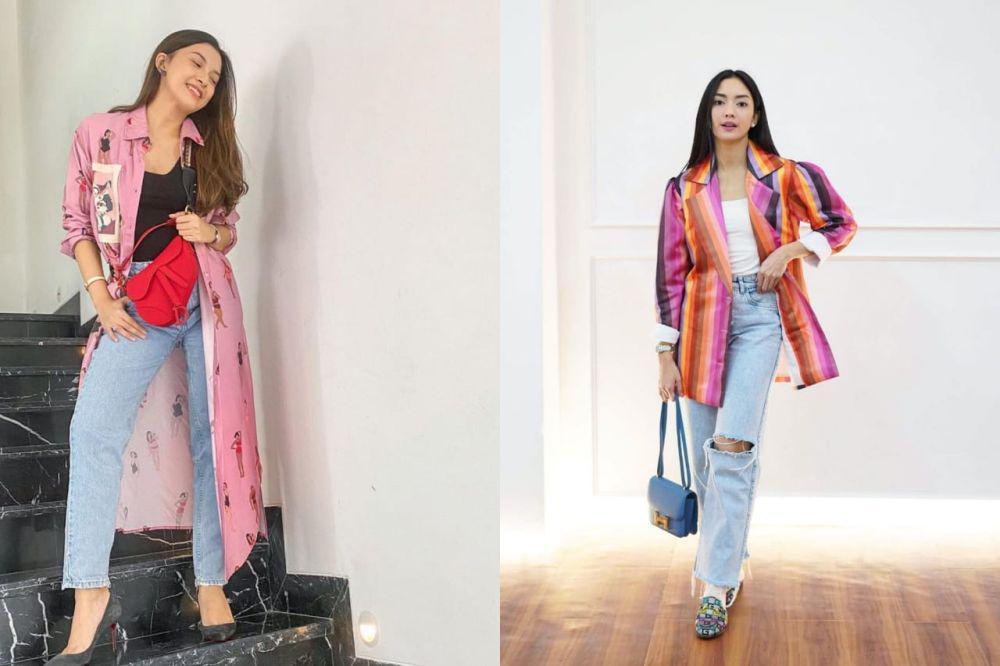 9 Adu Gaya OOTD Alisia Rininta Vs Ririn Dwi Ariyanti, Stylish!