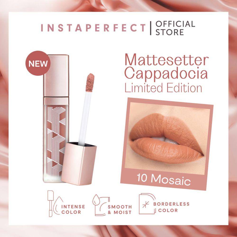 Wardah Instaperfect Mattesetter Cappadocia Lip Matte Paint 10 Mosaic (shopee.co.id/instaperfectofficial)
