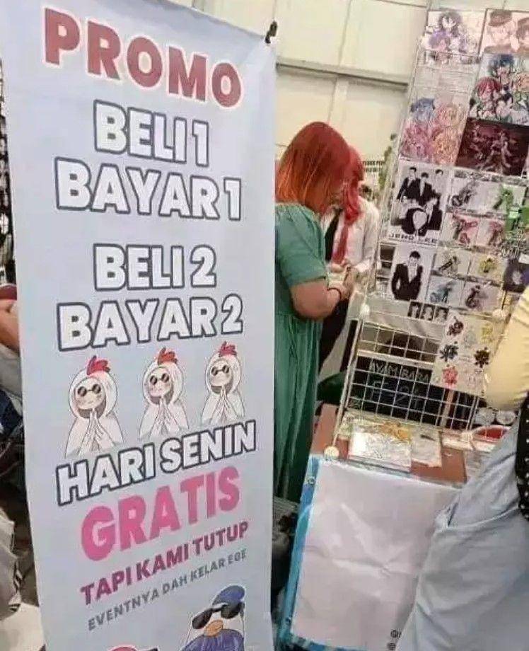 promo abal-abal penjual (facebook.com/riizal.muhaimin.5)