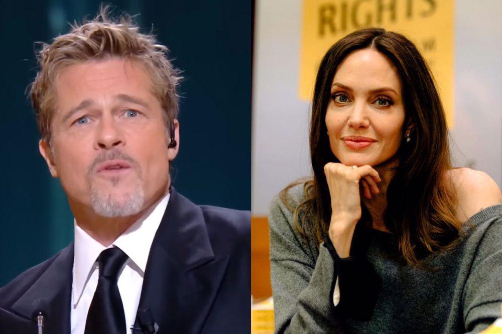 Brad Pitt dan Anglina Jolie (dok. Youtube/CANAL+ | instagram.com/anglinajolie)