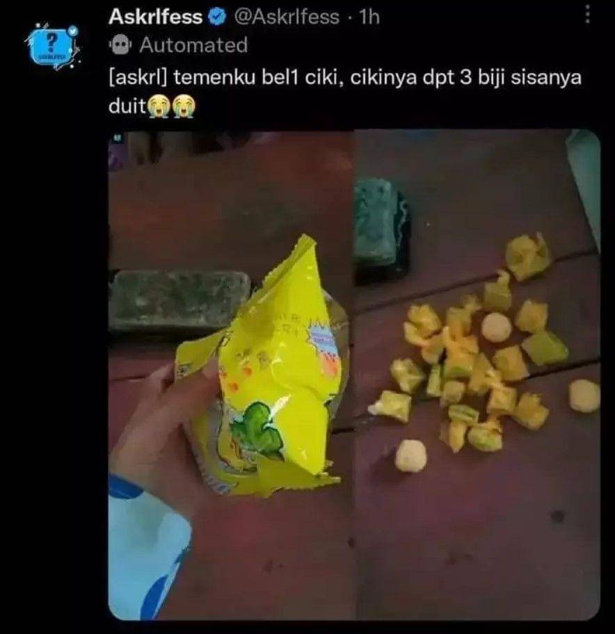 beli makanan dapat uang (twitter.com/askrlfess)