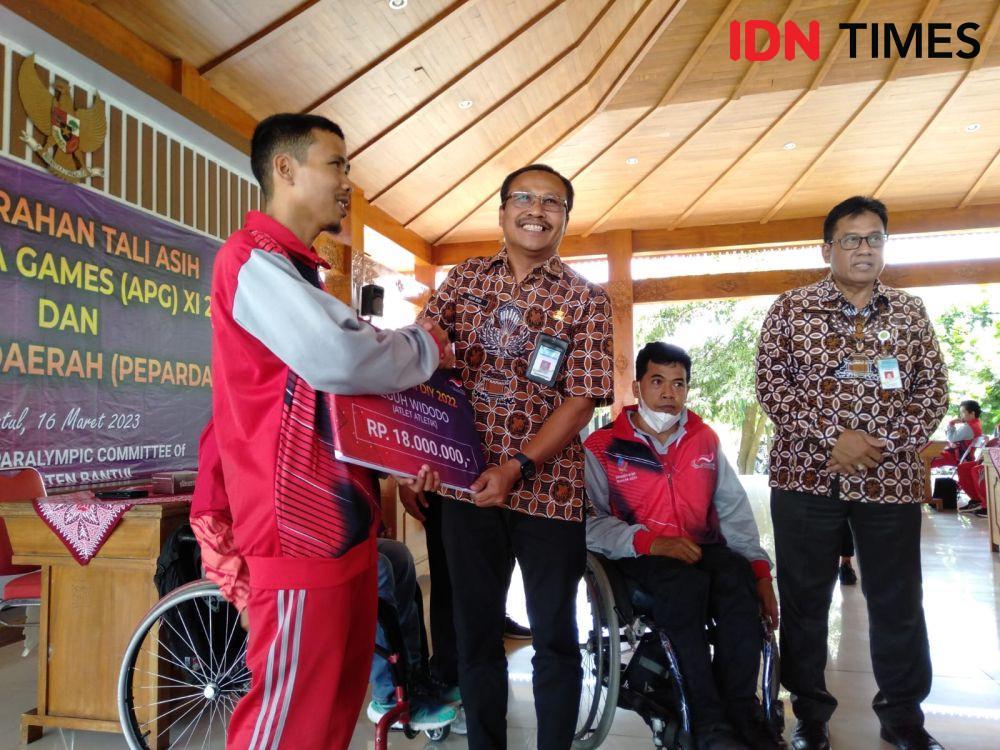 Atlet Difabel PEPARDA DIY-APG XI 2022 dari Bantul Terima Bonus
