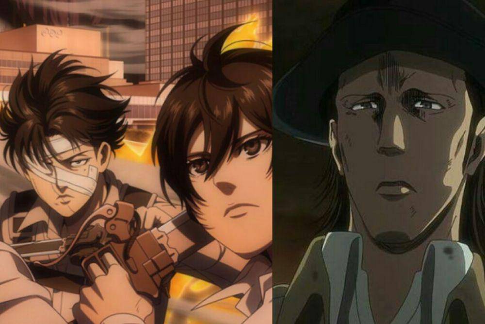 Levi dan Mikasa Ackerman | Kenny Ackerman (dok. MAPPA/Shingeki no Kyojin: The Final Season Part 3 | dok. Wit Studio/Shingeki no Kyojin)
