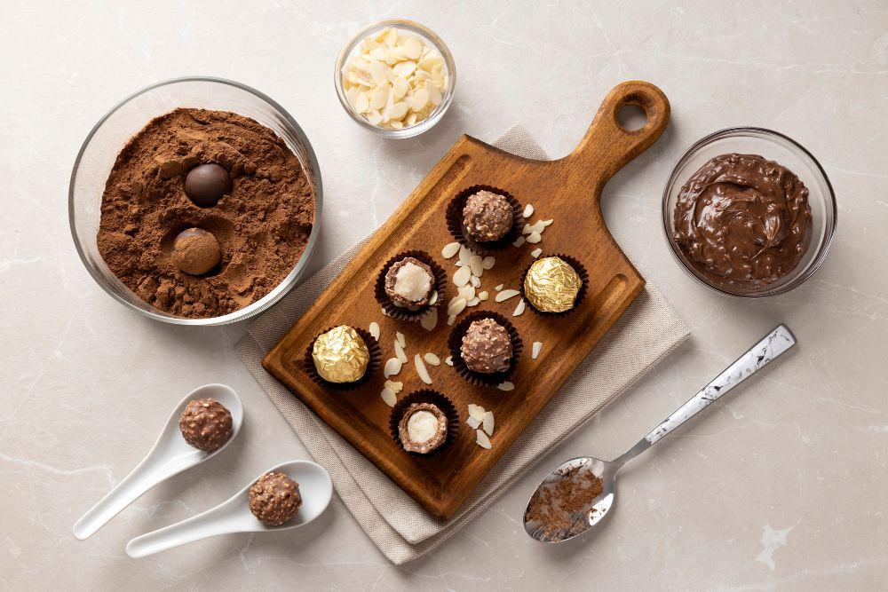 ilustrasi chocolate ball (freepik.com/freepik)