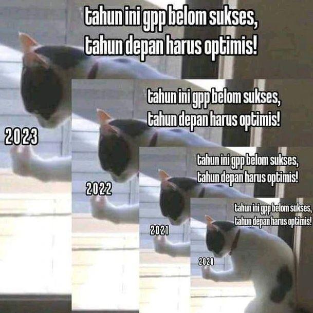 Ilustrasi kucing meratapi hidup (instagram.com/misterrr.0)