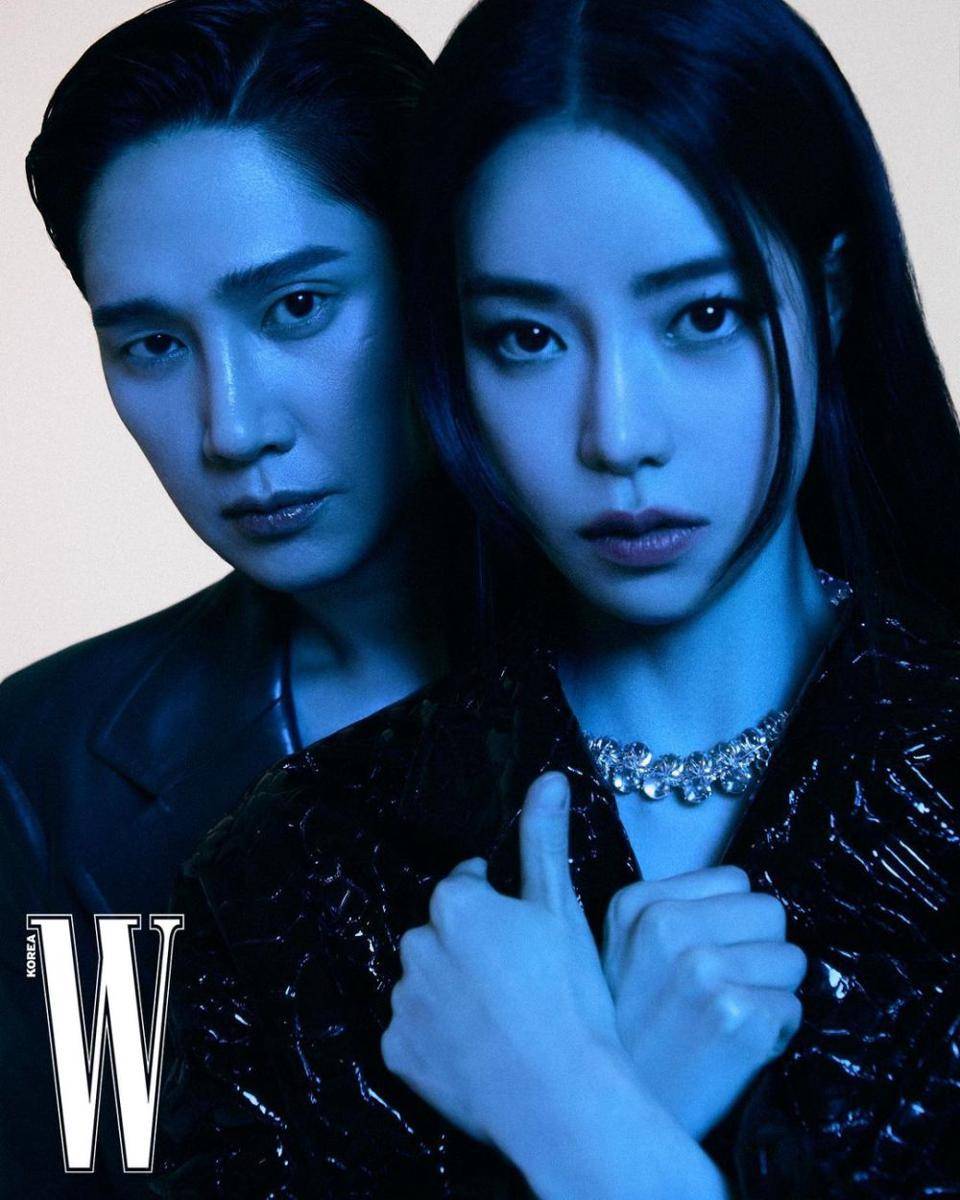 pemotretan Lim Ji Yeon dan Park Sung Hoon (instagram.com/wkorea)