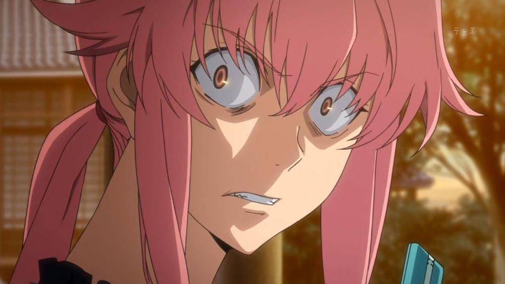 Yuno Gasai (dok. asread./ Mirai Nikki)
