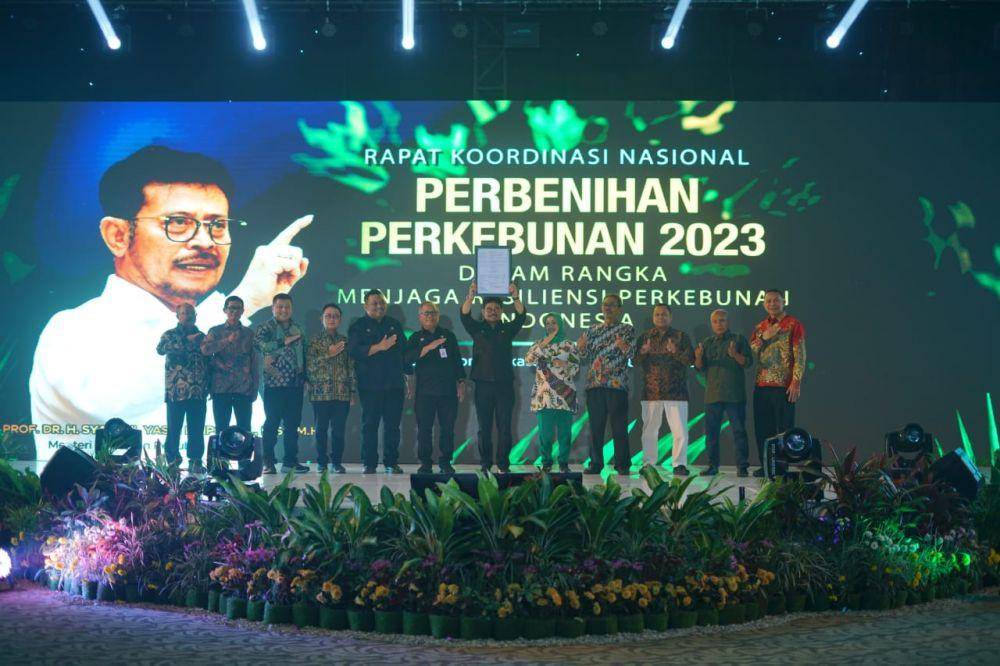 Kegiatan Koordinasi Nasional (Rakornas) Perbenihan Perkebunan di Hotel Dalton Makassar, 16 Maret 2023 (Dok. Kementan)