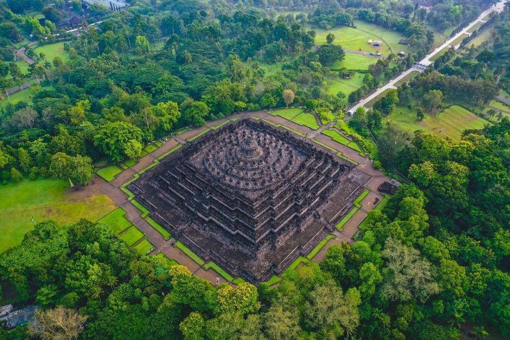 potret Candi Borobudur (instagram.com/djiglobal)