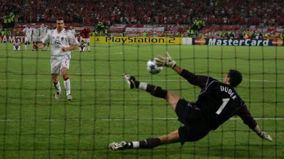 AC Milan kalah dari Liverpool pada babak final Liga Champions 2004/2005. (uefa.com)