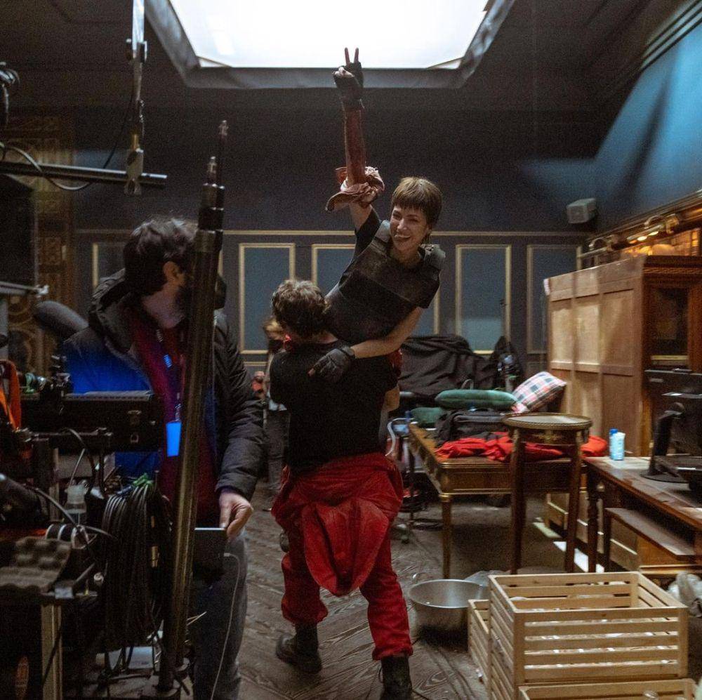 cuplikan syuting film La Casa de Papel (instagram.com/lacasadepapel)