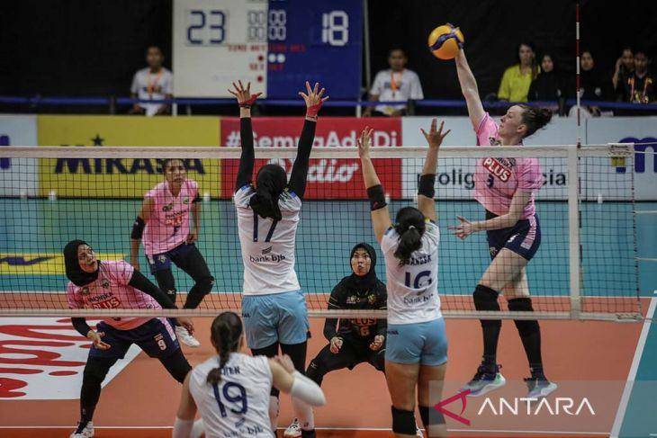Bandung BJB Tandamata di Proliga 2023. (ANTARA FOTO/Mohammad Ayudha)