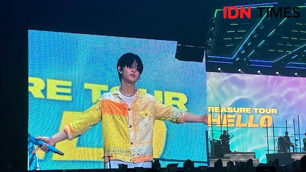 Jihoon di konser TREASURE Jakarta hari pertama (dok.IDN Times/Stephanie Risyana)
