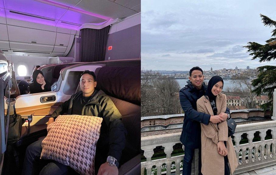 9 Potret Liburan Poppy Bunga dan Suami ke Turki, Romantis Berdua!