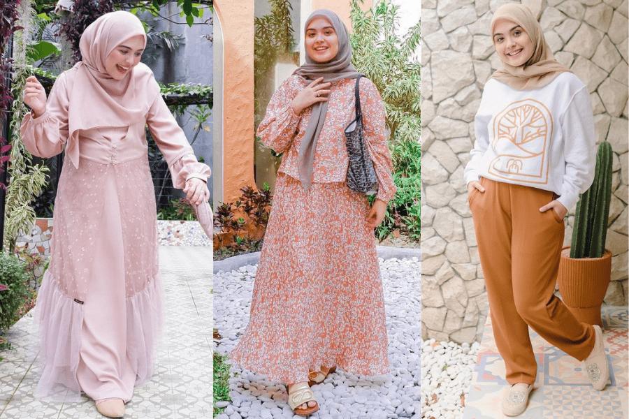 9 Inspirasi OOTD Hijab Bumil ala Vebby Palwinta, Modis!