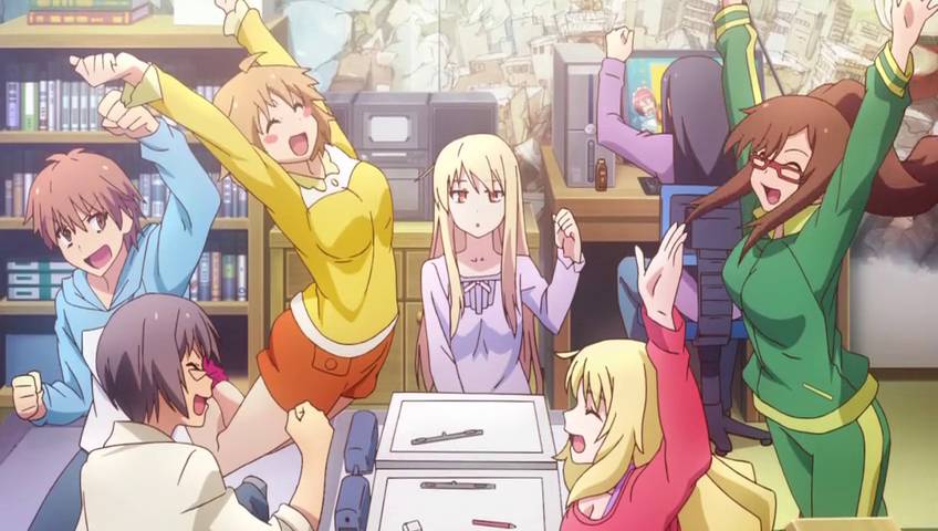 cuplikan anime Sakurasou no Pet na Kanojo (dok. J.C.Staff/Sakurasou no Pet na Kanojo)
