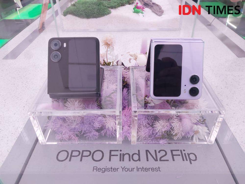 OPPO Find N2 Flip (dok. IDN Times/Fatkhur Rozi)