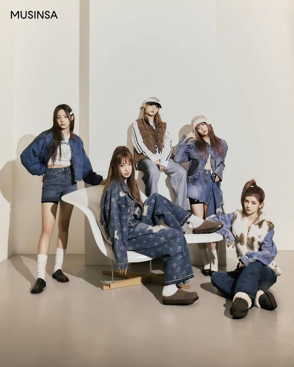 potret NewJeans sebagai brand ambassador MUSINSA (instagram.com/musinsa.official)