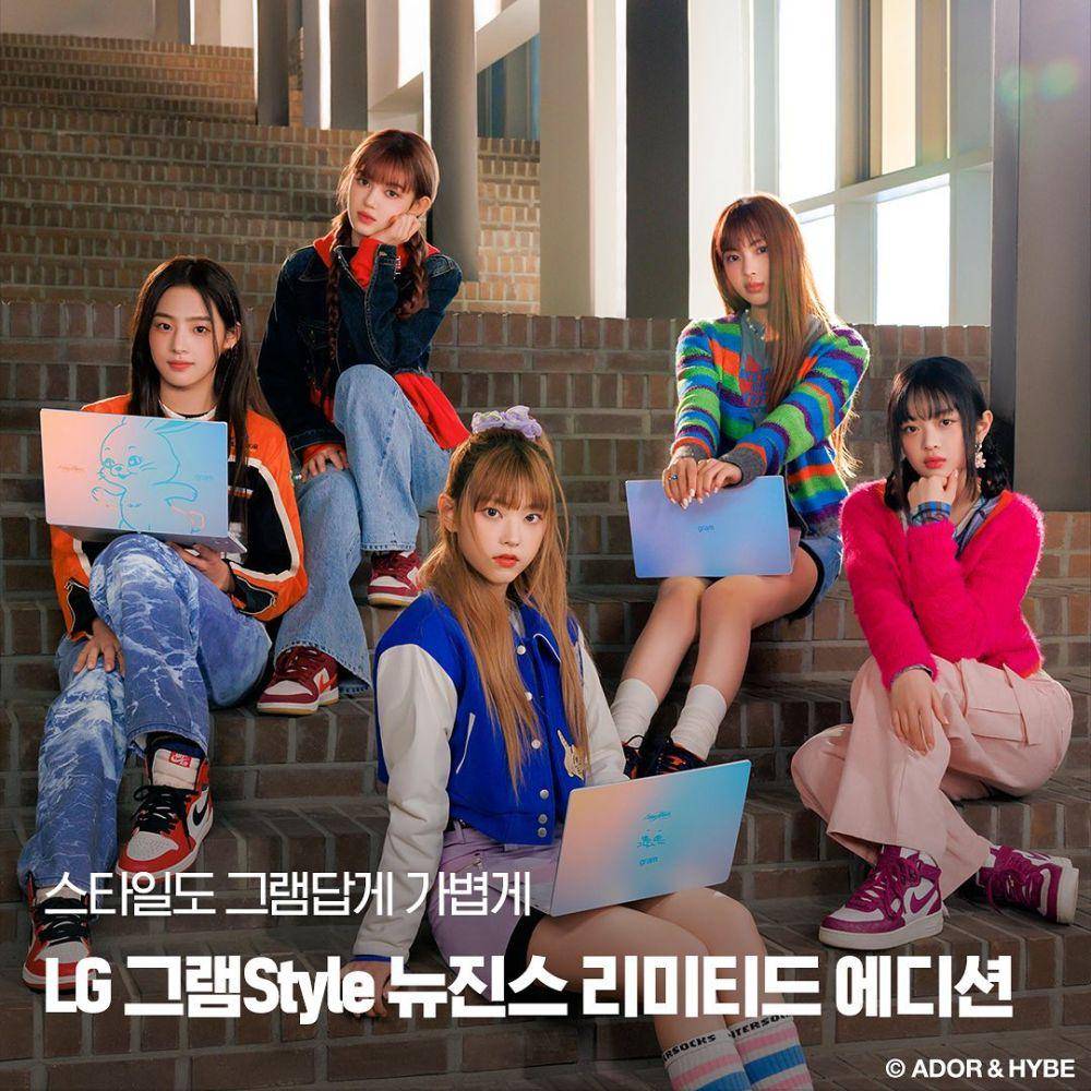 potret NewJeans sebagai brand ambassador LG (instagram.com/lgelectronics_kr)