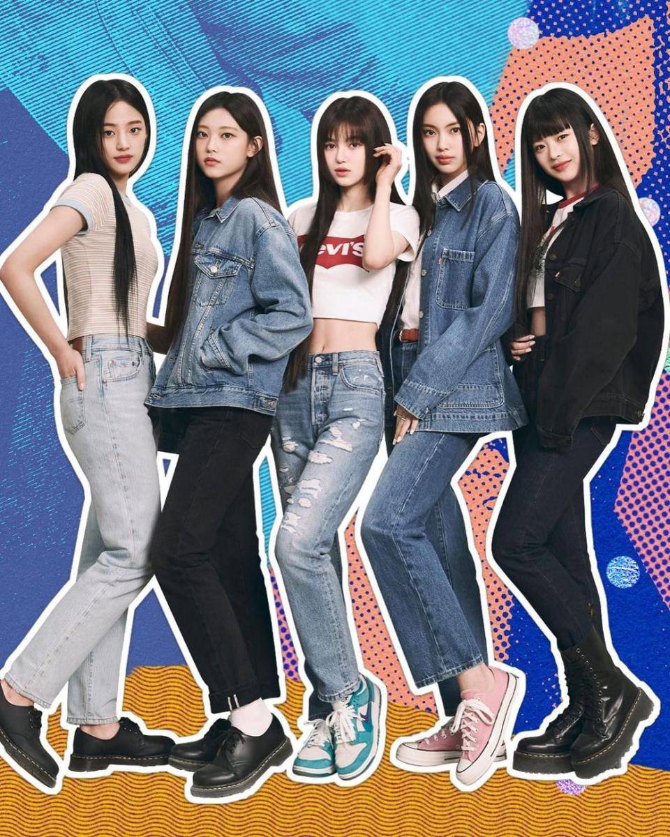 potret NewJeans sebagai brand ambassador Levi's (instagram.com/levis)