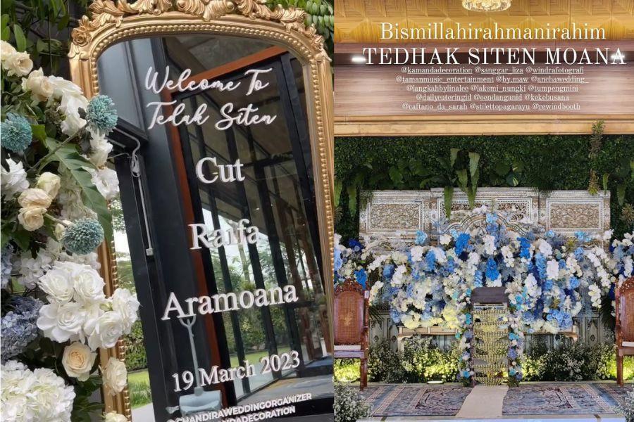 11 Dekorasi Tedak Siten Moana, Kental dengan Adat Jawa